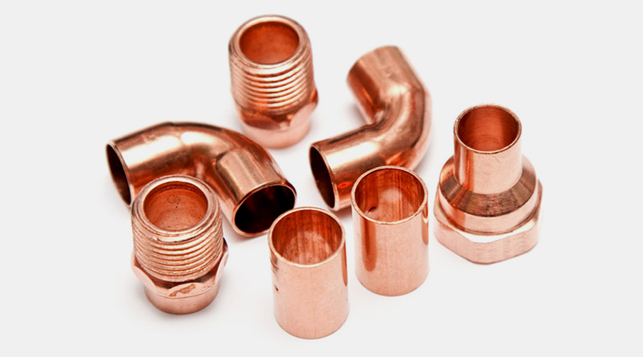Copper Pipes and Copper Pipe Fittings in stock and ready to go
